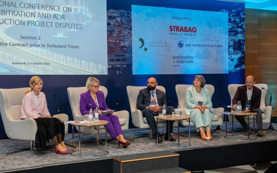 Managing Partner Jovan Nikcevic speaks at the regional conference on arbitration and ADR in construction projects in Dubrovnik